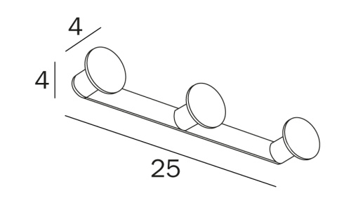 Крючок Inda ONE AV120CNE - фото 3