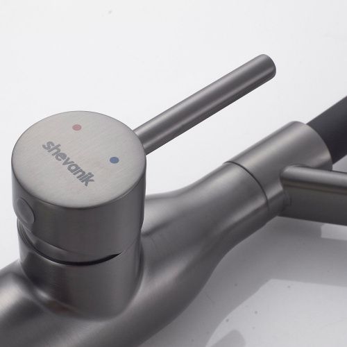 Смеситель для кухни Shevanik S343T-3 на мойку оружейная сталь - фото 5