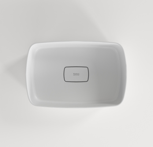 Раковина Plumberia Selection Nove 48 см NOVE SOFT BO накладная цвет белый матовый - фото 3
