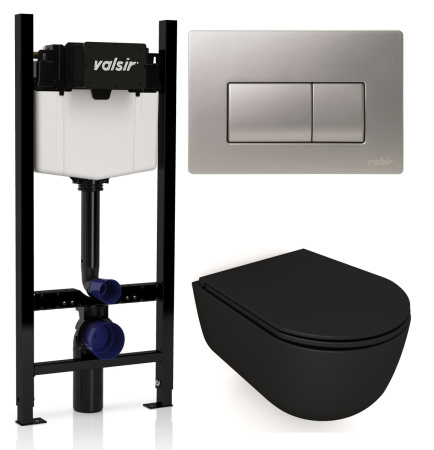 Комплект унитаз с инсталляцией Valsir KIT VSCrM 7334NEMT Slim P1