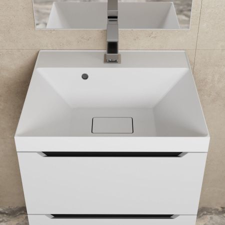 Тумба под раковину Uperwood Tanos 2191020002 50х50 подвесная цвет белый