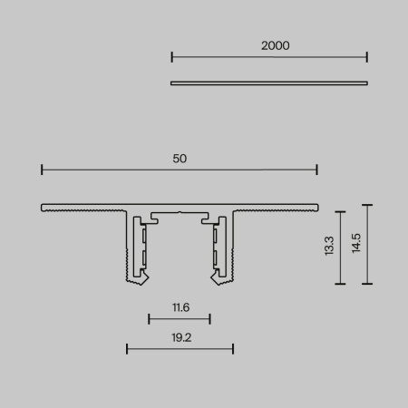 Шинопровод Maytoni Technical TRX239-422.12B