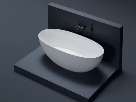 Ванна из искусственного камня Gruppo Treesse VERA V065BO 150х70 отдельностоящая овальная