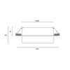 Светильник встраиваемый Hesby Lighting Nimbus (Нимбус) HSBL_0128