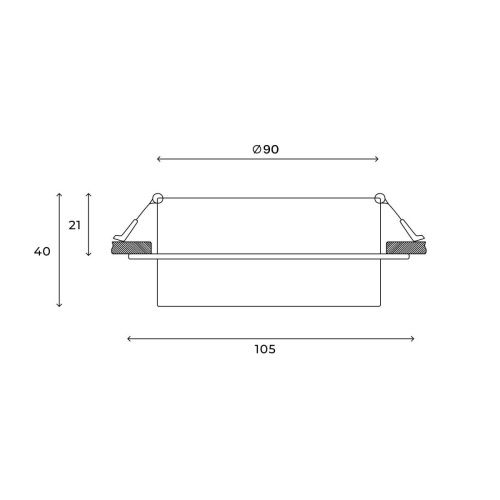 Светильник встраиваемый Hesby Lighting Nimbus (Нимбус) HSBL_0128 - фото 3