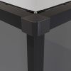 Душевой уголок Niagara Nova NG-2823-34BLACK 90х90 стекло тонированное профиль черный без поддона