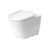 Чаша унитаза приставная Duravit D-Neo 2003090000 цвет белый без сиденья безободковая каскадный смыв