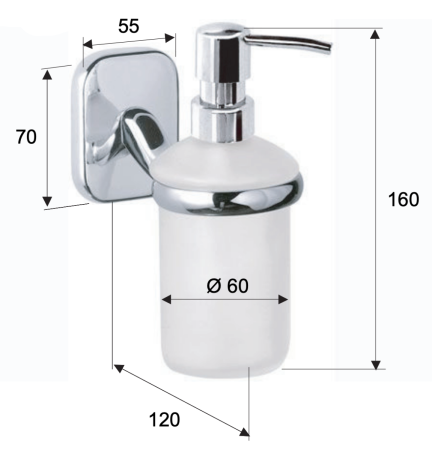 Дозатор Remer SQ SQ13CR
