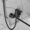 Смеситель для ванны Teymi T10267 настенный черный матовый