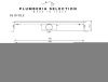 Душевой лоток Plumberia Selection PST IN-TILE PST90NO 90х5 черный