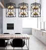 Люстра подвесная Lumina Deco Quadrato (Куадрато) LDP 1223-8 BK+MD