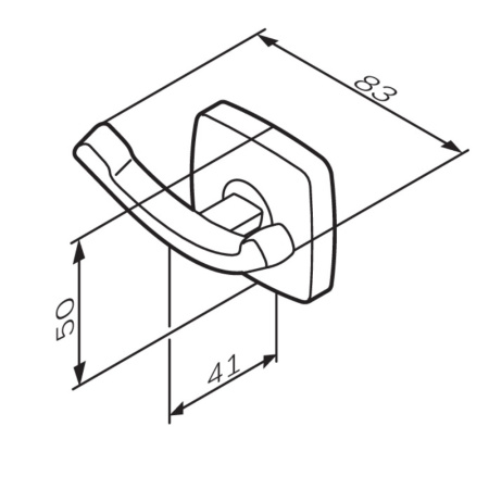 Крючок Am.Pm Gem A9035600