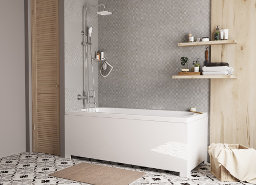 Ванна из литьевго мрамора Эстет Честер ФР-00014626 180х80 пристенная прямоугольная - фото 5