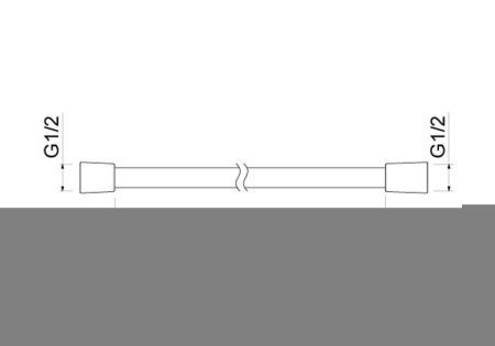 Душевой шланг Aquatek AQ2106CR хром