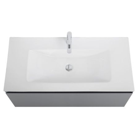 Тумба под раковину Art&Max Latina AM-Latina-1000-1C-SO-GM 100х50 подвесная цвет серый