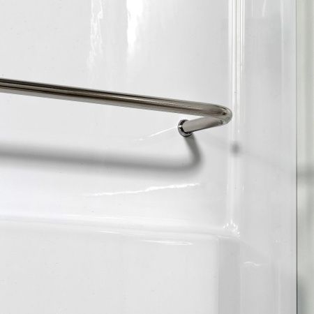 Душевая кабина AvaCan L620RNLED 120х80 асимметричная без крыши ориентация правая