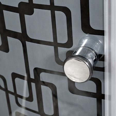 Душевая кабина AvaCan BM1590BLACK 90х90 четверть круга с крышей ориентация универсальная