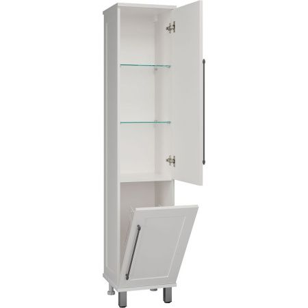 Шкаф-пенал Misty Марта П-Мрт05035-011П 40х170 напольный цвет белый