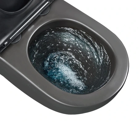 Унитаз подвесной Gid Tornado 62261Y черный матовый с сиденьем микролифт безободковый смыв торнадо