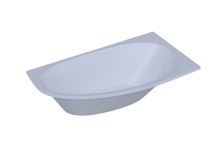 Ванна акриловая Aquatek Дива DIV150-0000001 150х90 пристенная асимметричная без каркаса без ручек