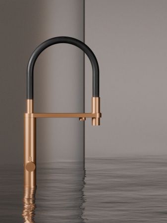 Смеситель для кухни Knotlor Infinity SS-15/RB на мойку бронза