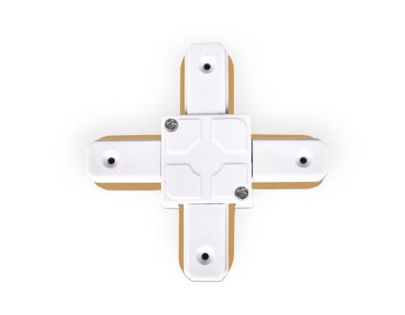 Коннектор Х-образный однофазный Ambrella Light Track System (Трацк Сыстем) GL7082