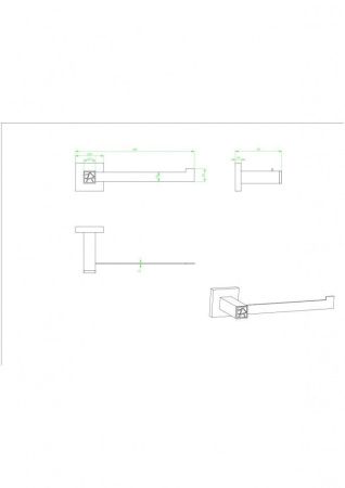 Бумагодержатель CeramaLux Venezia 88607-1