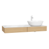 Тумба под раковину Vitra Origin 65684 120х50 подвесная цвет коричневый