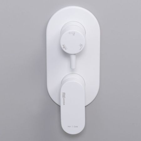 Смеситель для душа Wasserkraft Mindel 8500 8571 встраиваемый в стену белый