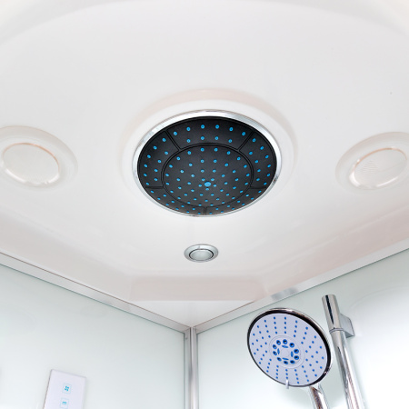 Душевая кабина AvaCan D10SEL 100х100 четверть круга с крышей ориентация универсальная