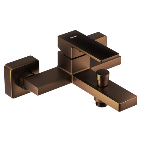 Смеситель для ванны и душа Damixa Gala 531000500 настенный розовое золото без термостата