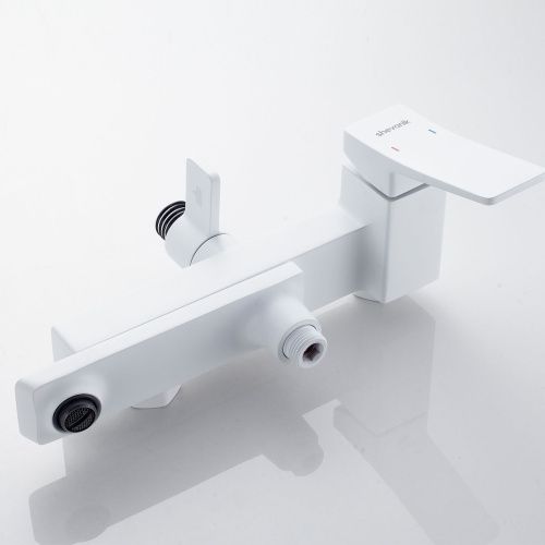 Душевая стойка Shevanik S4436C настенная цвет белый - фото 5