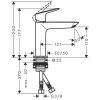 Смеситель Hansgrohe Logis 71252000 на раковину хром