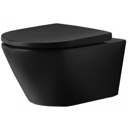 Чаша унитаза подвесная Duravit D-Neo 2577098900 цвет антрацит матовый без сиденья безободковая каскадный смыв