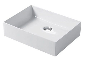 Раковина керамическая Disegno Ceramica Slim SS05038055 50х38 накладная цвет коричневый