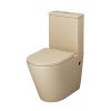 Унитаз напольный с бачком Grossman Color GR-4480BEMS бежевый с сиденьем безободковый каскадный смыв