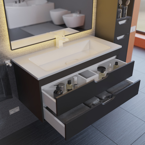 Тумба с раковиной Uperwood UPD Modul 393020553 97x45x57 - фото 4