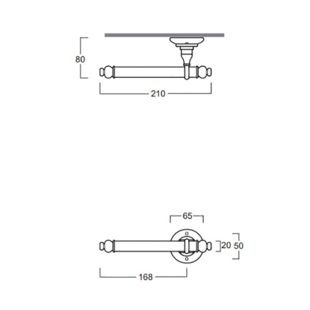 Бумагодержатель Simas Accessori Victoria 260202cr