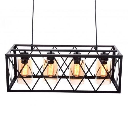 Люстра подвесная Lumina Deco Nortis (Нортис) LDP 11535-4 BK - фото 2