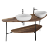 Консоль под раковину Vitra Plural 64043 160х70 напольная цвет коричневый