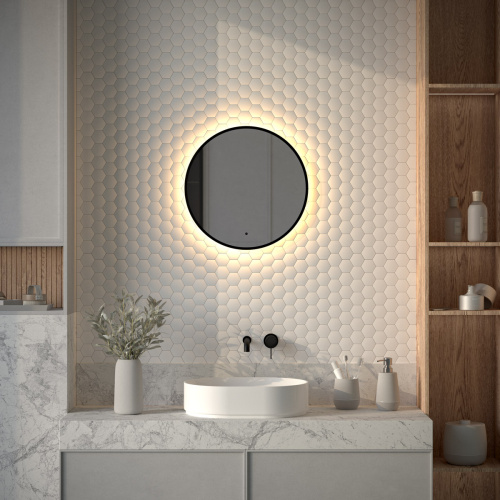 Зеркало с подсветкой Defesto AURA DF 2992R 50х50 - фото 3