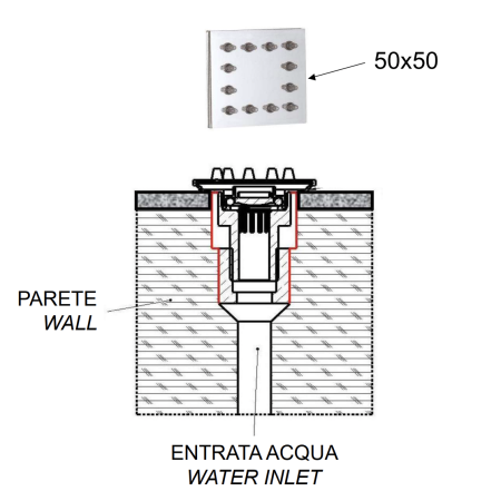 Форсунка гидромассажная Remer QX34JETB