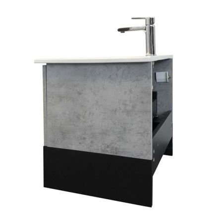 Тумба с раковиной Comforty Франкфурт 00-00004332CF 60х50 подвесная цвет серый