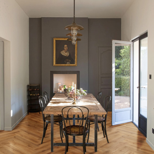 SPC ламинат CronaFloor Herringbone 2.0 Дуб Лион H012 Т092548 толщина 0,45 см 42 класс 640х128 - фото 2