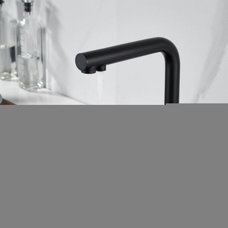 Смеситель для кухни Shevanik S468H на мойку черный