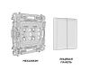 Комплект механизма 2-клавишного перекрестного выключателя 10A-250V Ambrella Volt MA MA503030
