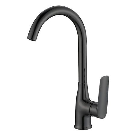 Смеситель для кухни Esko Lagos Black LG519B на мойку черный