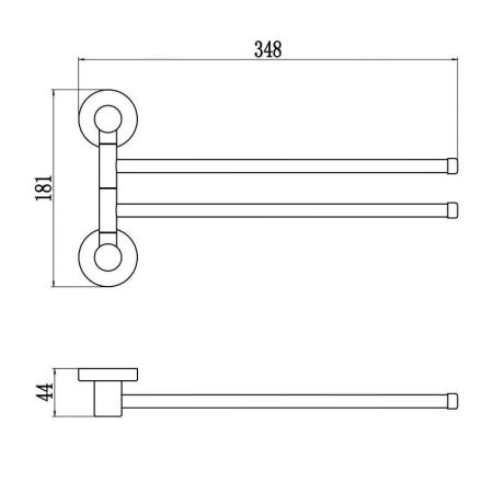 Полотенцедержатель Savol S-005602Q