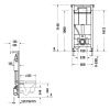 Инсталляция для унитаза Duravit DuraSystem WD1013000000
