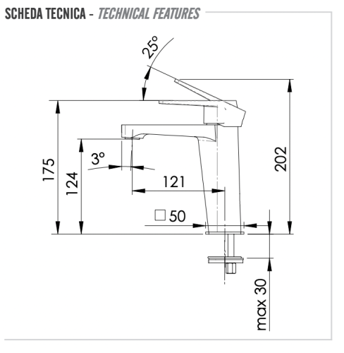 Смеситель Remer Dream D11 на раковину хром - фото 2